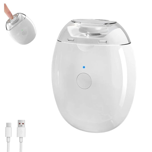 2 IN 1 Electric Nail Clipper Cutter With LED Light Automatic Nail Grinder Trimmer For Baby Adult Mini Manicure Tools Nail Care