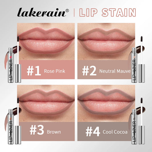 4colors Peel Off Lip Liner Waterproof Long Lasting Lipliner Pencil Moisturising Lips Gloss Tattoo Lipgloss Lipsticks Cosmetics