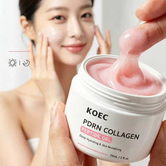 PDRN Salmon Jelly Peptide Gel Cream Moisturizer Hydrating Soothing Repairing Nourishing Korean Glass Skin Face Moisturizer