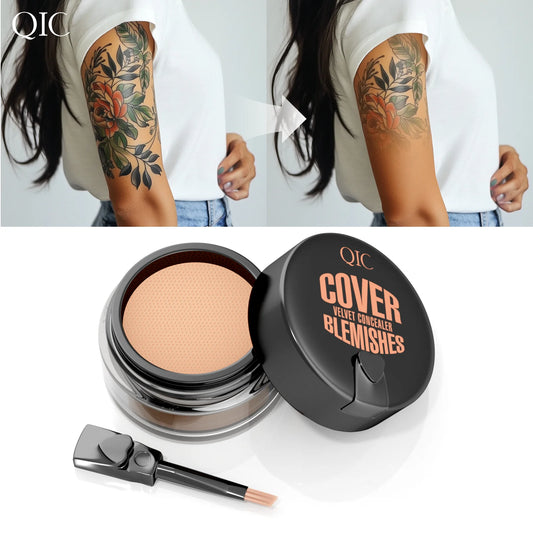 QIC Hydrating Eye Brightening Concealer Contour Cream Full Coverage Long Lasting Correcting Eye Concealer, Perfect Look Makeup