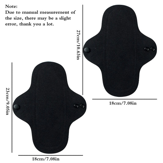 3pcs Full Cotton Hot Pressing Mama Cloth Night Long Sanitary Pads Washable Sanitary Napkins Reusable Panty Liners for Female