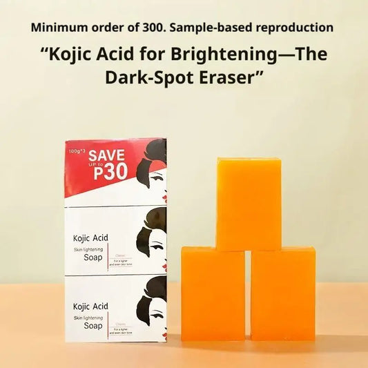 Kojic Acid Soap Deep Cleansing Brightening Soap for Even Skin Tone Radiance Smooth Hydrating Gentle Cleanser for Daily Skin Care