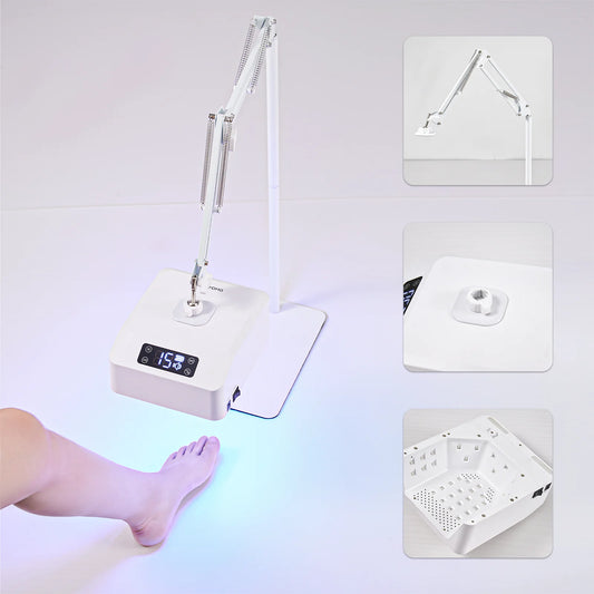 35W UV LED Nail Lamp Rechargeable Wireless LED Foot Curing Light for Manicure Gel Drying Light Beauty Nail Art Pedicure UV Lamp