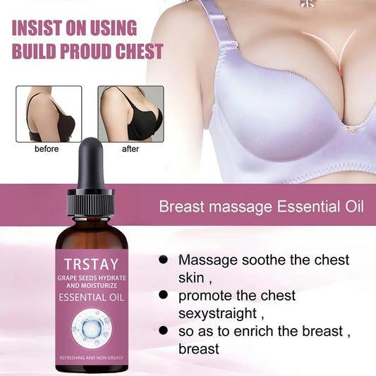 Seed Breast Enhancement Oil Breast Massage Firming Elastic Breast Beauty Milk Delicate And Smooth Shape The Bust