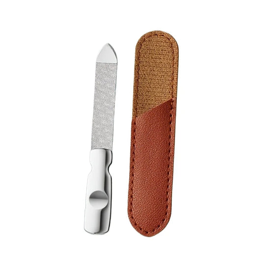 Double Sided Nail Files Stainless Steel Manicure Pedicure Grooming for Professional Finger Toe Nail Care Tools
