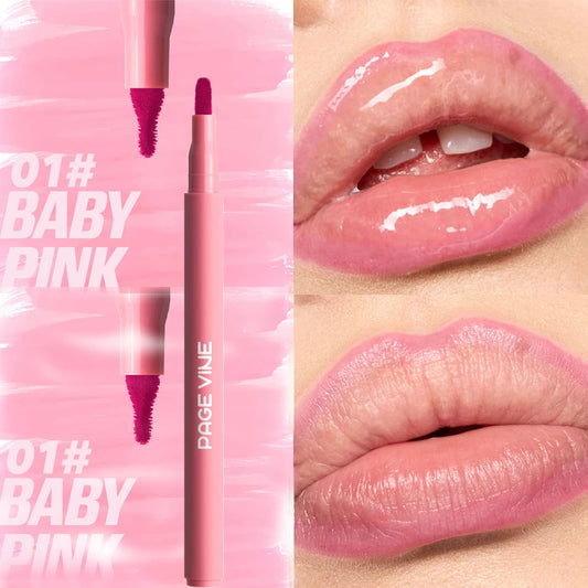 Velvet Brown Lip Liner Pencil Nude Matte Waterproof Non-stick Cup Cherry Red Lip Liner Lip Contour Pen Lipstick Makeup For Woman