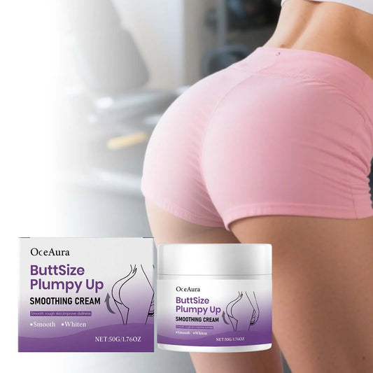 Buttsize Plumpy Up Smoothing Cream Massage Muscles Reduce Fat Mass Firm Skin Lift Shaping Buttocks Moisturize Enlarge Hip Lotion