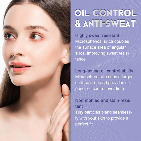 Lavender Matte Powder Oil Control Setting Powder Waterproof Smoothing Makeup Foundation Powder with Puff Loose Setting Powder