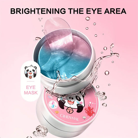 60 Pieces (30 Pairs) of Hydrating Eye Masks, Nourishing and Moisturizing the Skin Around the Eyes, Making the Skin Around the Eyes Smooth and Soft, Exquisite Eye Masks with a Two-Tone Design