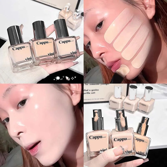 Liquid Foundation Concealer Cream Oil Control Long Lasting Moisturizing Brighten Full Coverage Black Eyes Acne Makeup Cosmetics