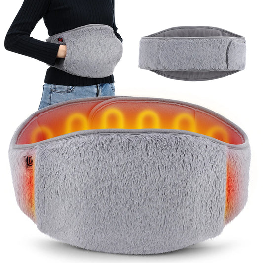 Electric Heating Belt Hand Warmer Winter Heater Waist Warmers Hot Compress Abdominal Lumbar Uterus Warming Pad USB Charging