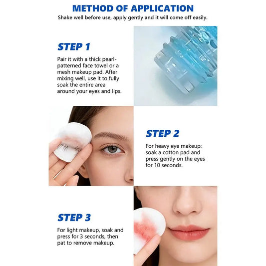 Non-Irritating Eye and Lip Makeup Remover Deeply Cleanses Soothing Skin Makeup Removal Oil Quickly Gently Cleansing Oil