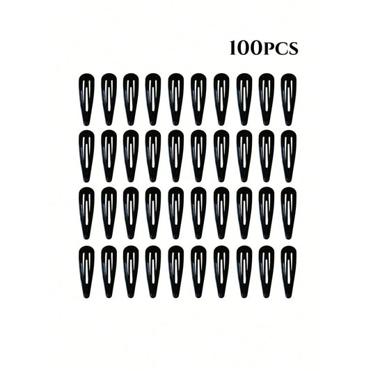 50pcs Simple Metal Bb Hair Clip 5cm Suitable For Daily Wear Holidays And Festivals Casual Children Girls Hair Cards Hair Clips