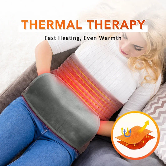 Electric Heating Waist Belt Warm Thermal Pad 10 Level Temperature Control Office Household Warm Artifact Hand Uterus Body Warmer