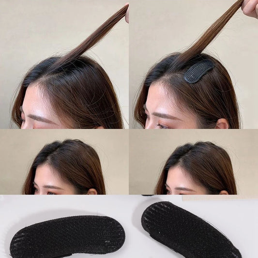Set of Invisible Fluffy Hair Clips - Volumizing Hair Roots, DIY Styling, Easy to Use, Solid Color, Cute Oblong Shape - Perf