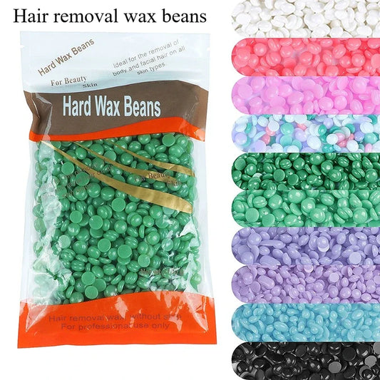 400g/100g/50gPainless Hot Film For Body Hairs Removal Beans Hard Waxing Wax Beans Waxing Machine Bikini Face Legs Hair