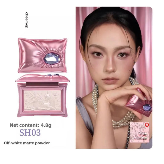 Chéeryep Highlighters Powder Makeup Set Bronzer Contouring Blush Shimmer Highlight Long Lasting Brightening Contouring Makeup