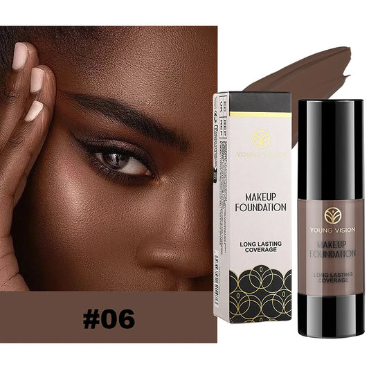 White Liquid Foundation Cosplay Face Makeup Base Long-lasting Waterproof High Coverage Concealer Foundation Makeup for Women