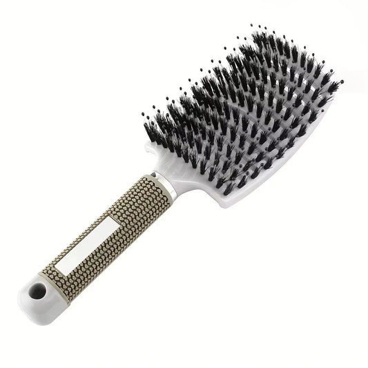 Women Wet Massage Comb Curly Hairdressing Salon Styling Tools Hair Brush 1PCS Hair Comb Detangling Hair Brush Bristle&Nylon
