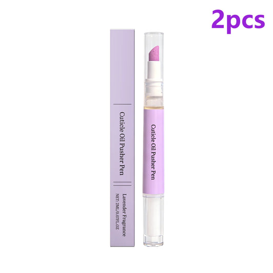 Nail Cuticle Oil Pen Lavender Fragrance Professional Cuticle Pusher Nourishing Nail Oil Cuticle Remover Nail Nutrition Oil Pen