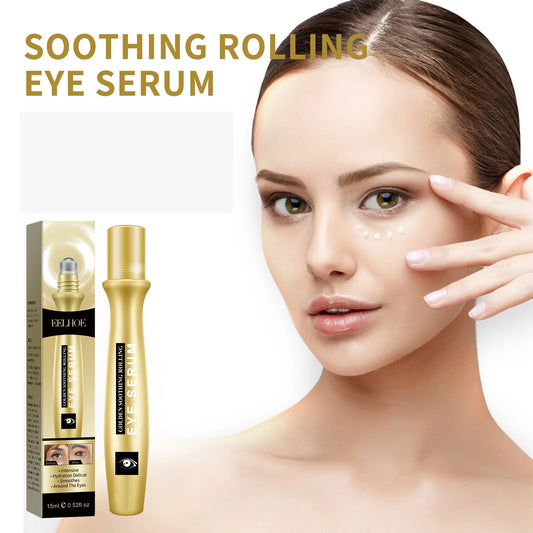 Firming Hydrating Eye Roller Serum - Targets Dark Circles, Diminishes Fine Lines, Gentle Nourishing Eye Care