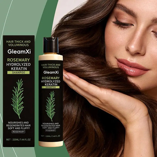 2PCS Rosemary Hair Shampoo Volumizing and Thickening Strengthening and Oil Control Nourishes and Repairs Hair Oil Adds Volume