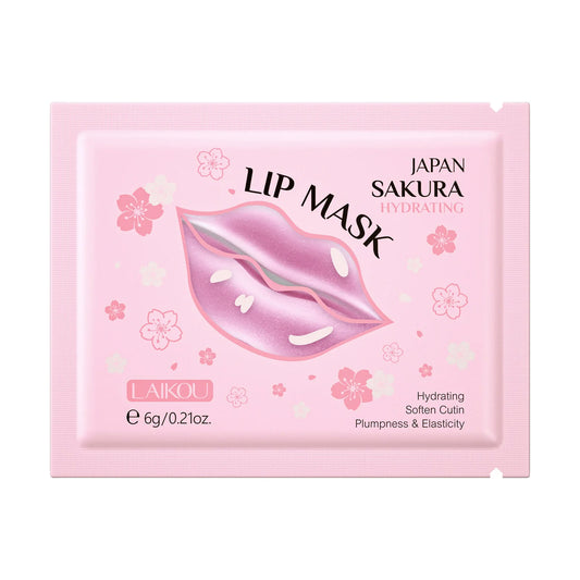 LAIKOU 5/10pcs Lip Mask Lip Care Moisturizing Hydrating Repair Lighten Lip Lines  Gel Patch Lips Pad Patches Care Products
