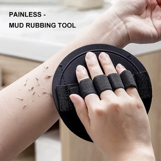 Rubber Round Rubbing Towel Gloves Brushes Exfoliating Dead Skin Deep Cleaning Body Scrub Brush Rubbing Back Bath Shower Tool