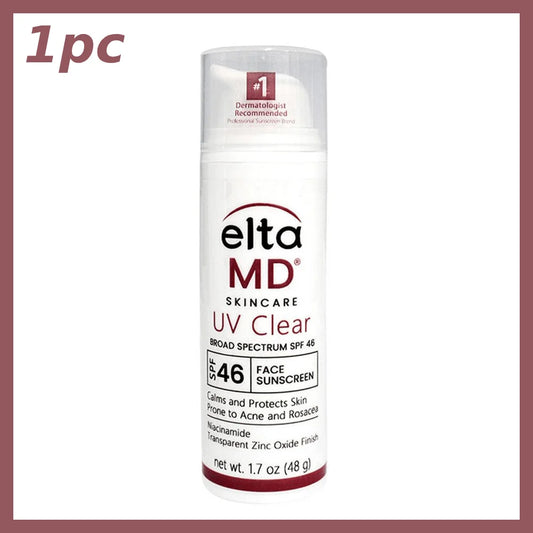 Eltamd 48ml Facial Sunscreen SPF46 UV Sunscreen Anti-Radiation Waterproof&sweatproof Non-greasy for Sensitive and Acne ProneSkin