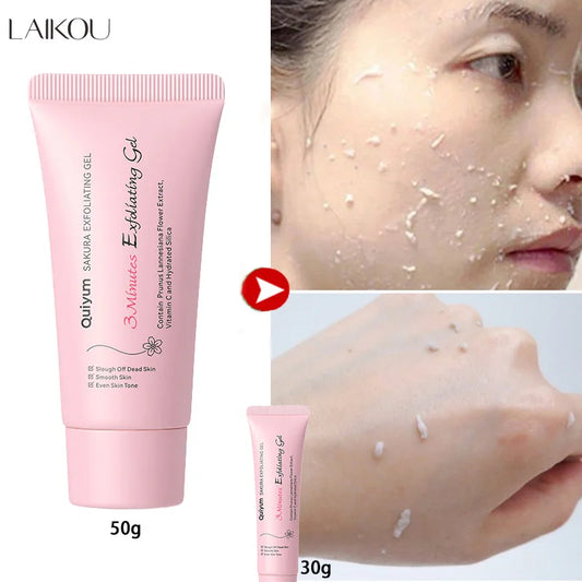 Sakura Exfoliating Peeling Gel Facial Scrub Moisturizing  Nourishing Repair Scrubs Face Cream Beauty Skin Care30g/50g