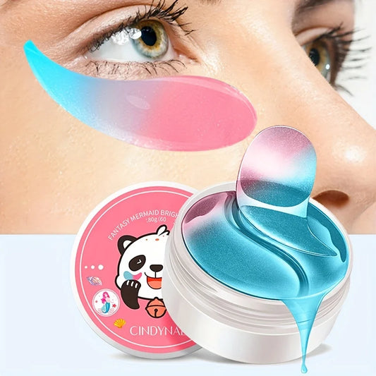60 Pieces (30 Pairs) of Hydrating Eye Masks, Nourishing and Moisturizing the Skin Around the Eyes, Making the Skin Around the Eyes Smooth and Soft, Exquisite Eye Masks with a Two-Tone Design