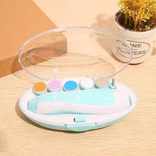 Baby Care Multifunctional Electric Baby Nail Trimmer Baby Nail File Clippers Toes Fingernail Cutter Trimmer Manicure Tool Set